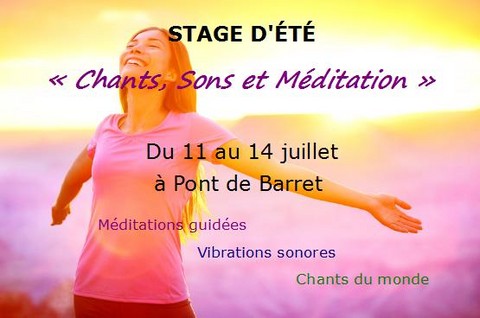 Stage Chant sons et méditation